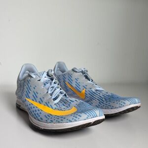 Nike Light Blue and Yellow Waffle Skippes